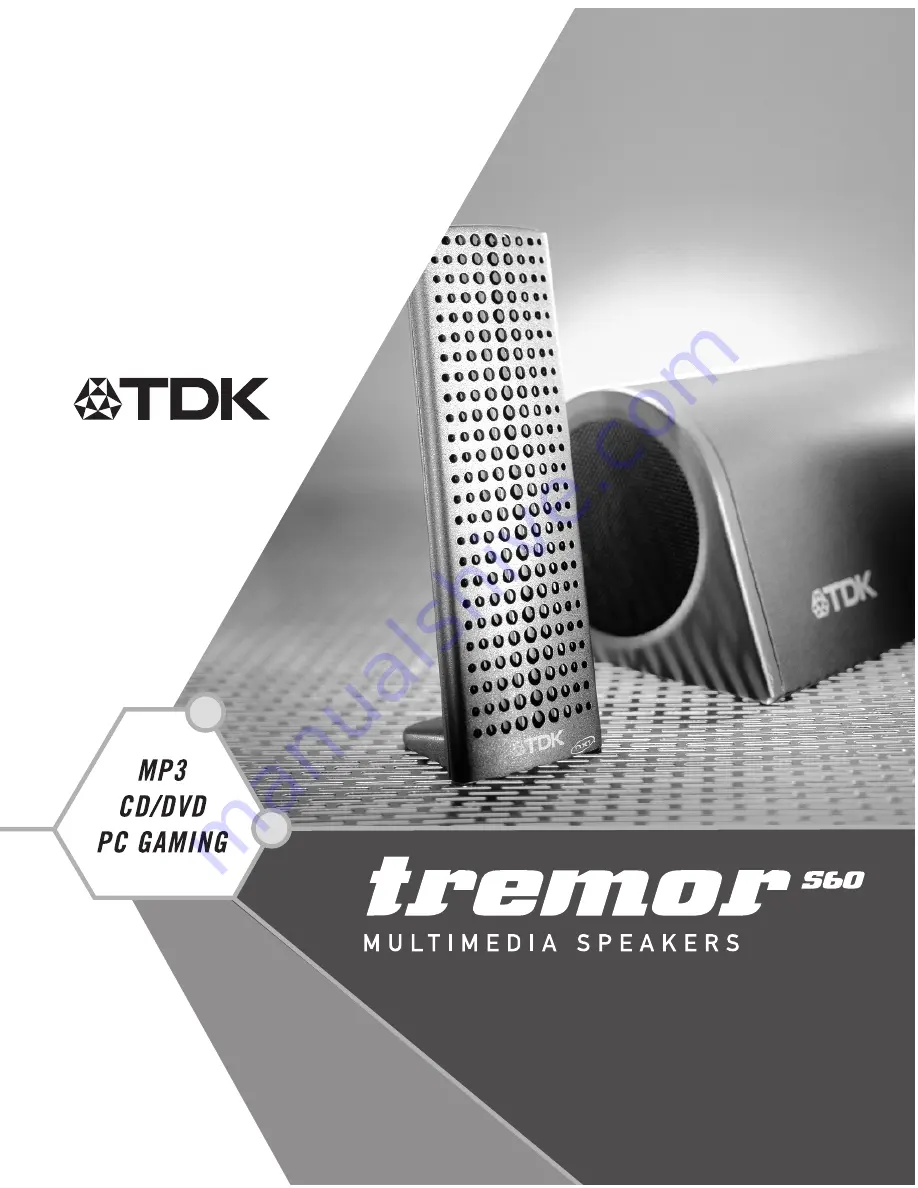 TDK Tremor S60 Manual Download Page 1