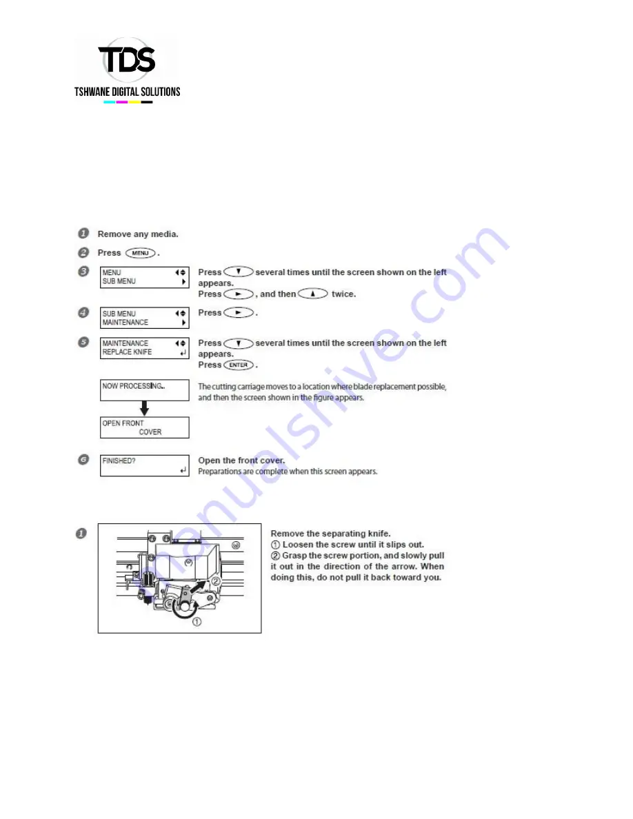 TDS VSi Series Maintenance Manual Download Page 26