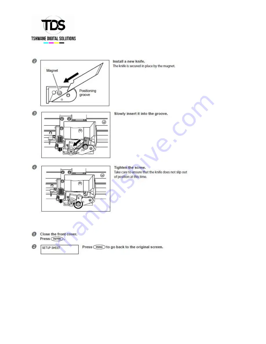 TDS VSi Series Maintenance Manual Download Page 27