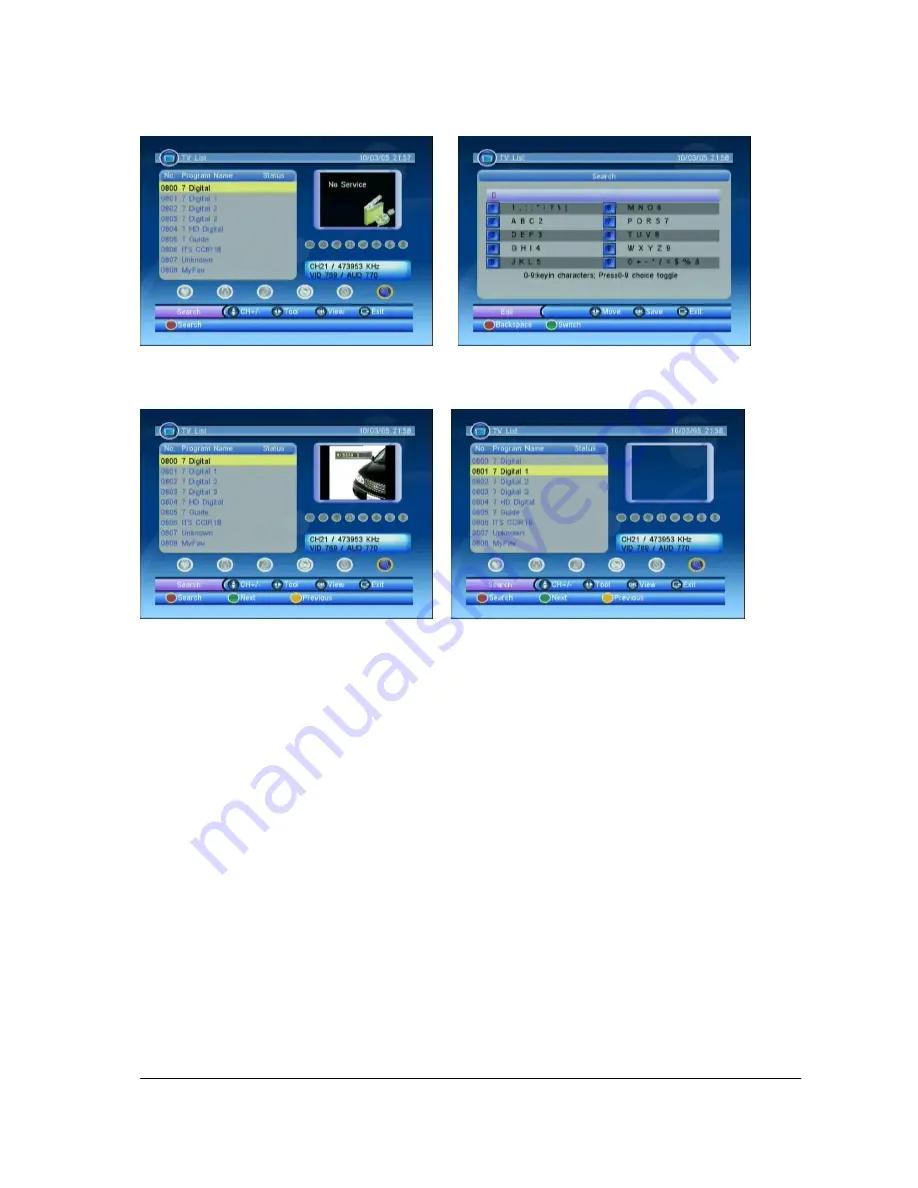 TDT DTR 3002CU PVR User Manual Download Page 26