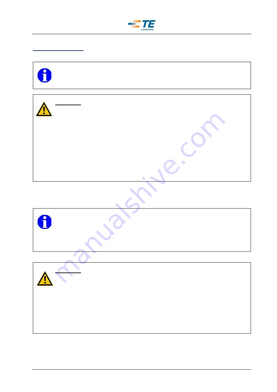 TE Connectivity 528050-1 Operating Instructions Manual Download Page 13