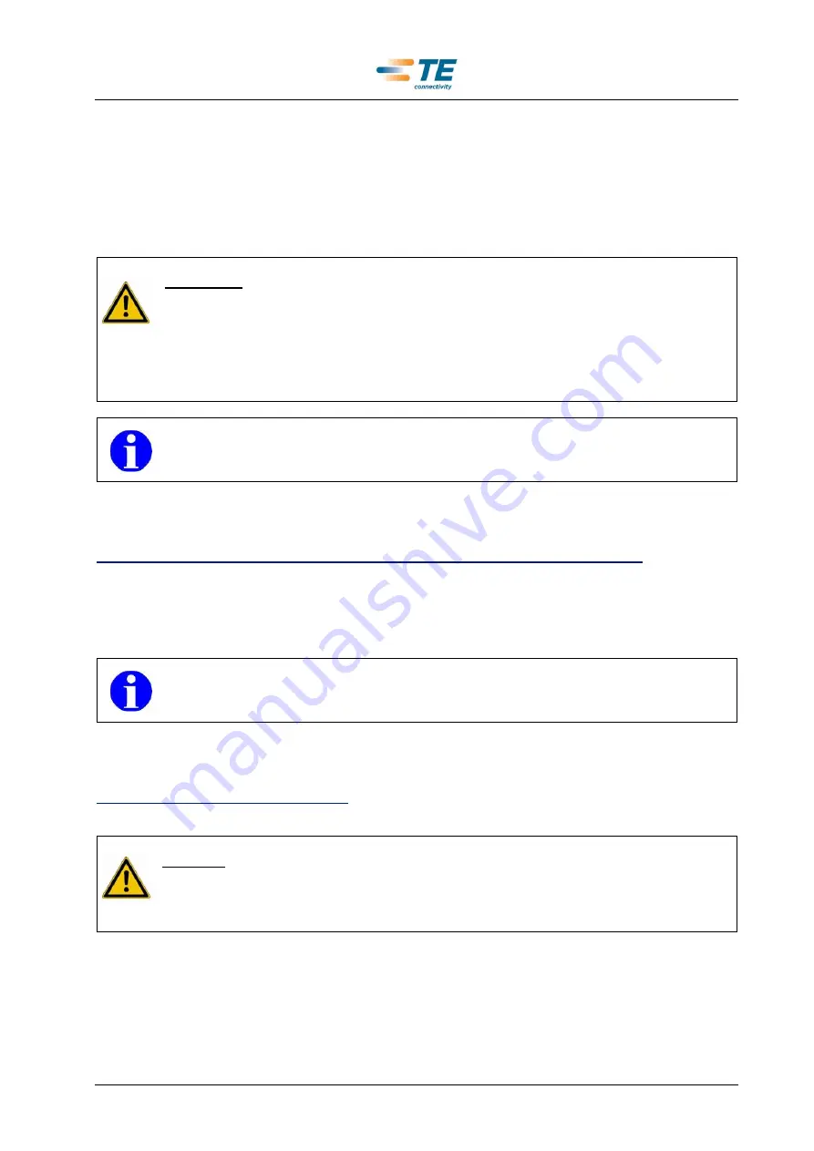 TE Connectivity 528050-1 Operating Instructions Manual Download Page 15