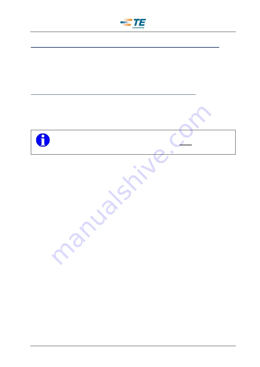 TE Connectivity 528050-1 Operating Instructions Manual Download Page 73