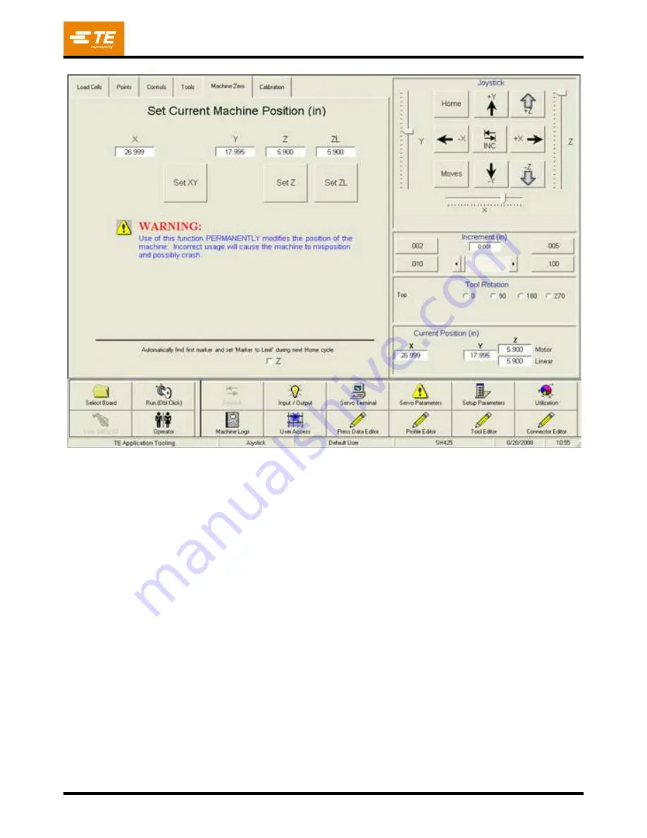 TE Connectivity CAPI-6T Operation Manual Download Page 59