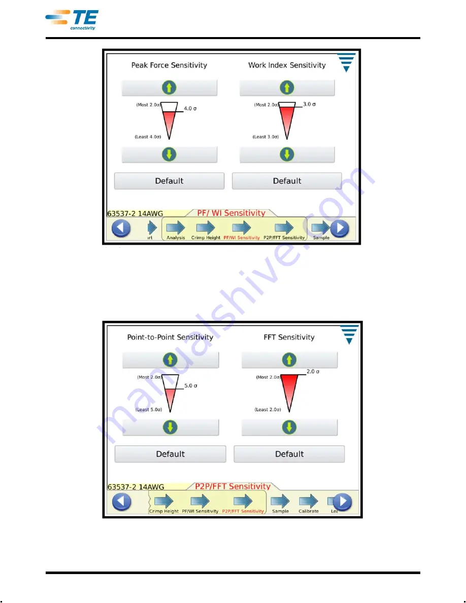 TE Connectivity Crimp Quality Monitor II Customer'S Manual Download Page 20