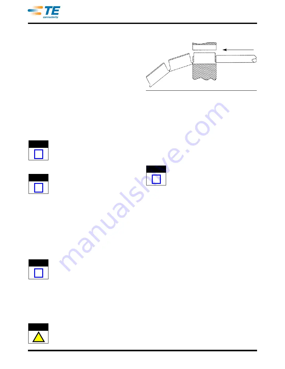 TE SDE PEW 12 Instruction Sheet Download Page 2