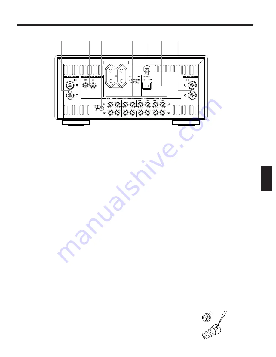 Teac A-H500 Owner'S Manual Download Page 21