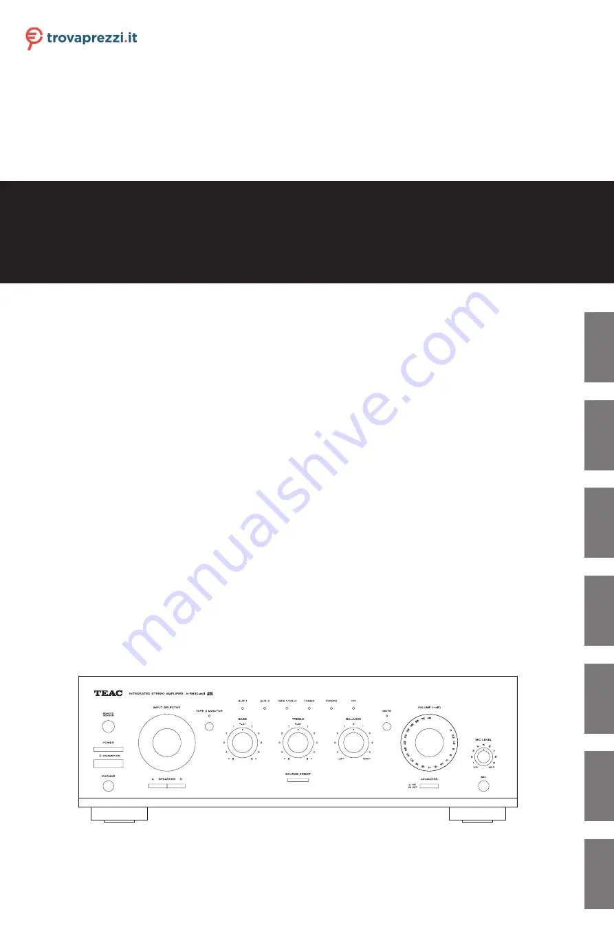 Teac A-R630MKII Owner'S Manual Download Page 1