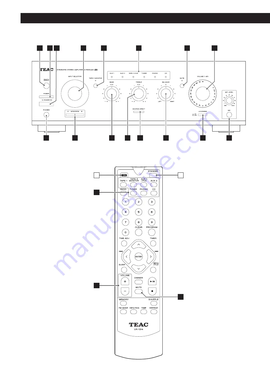 Teac A-R630MKII Owner'S Manual Download Page 8