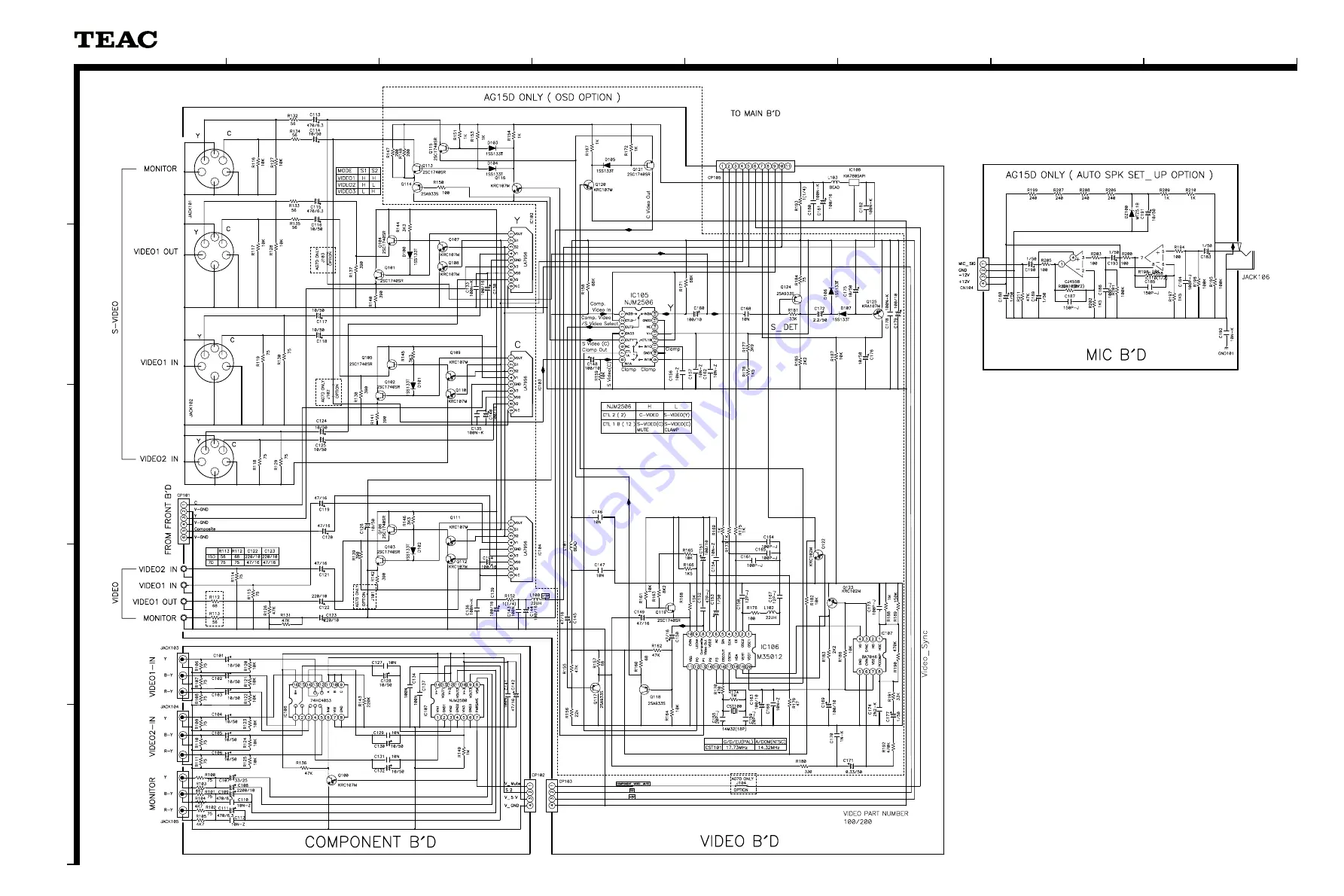 Teac AG-15D Скачать руководство пользователя страница 4