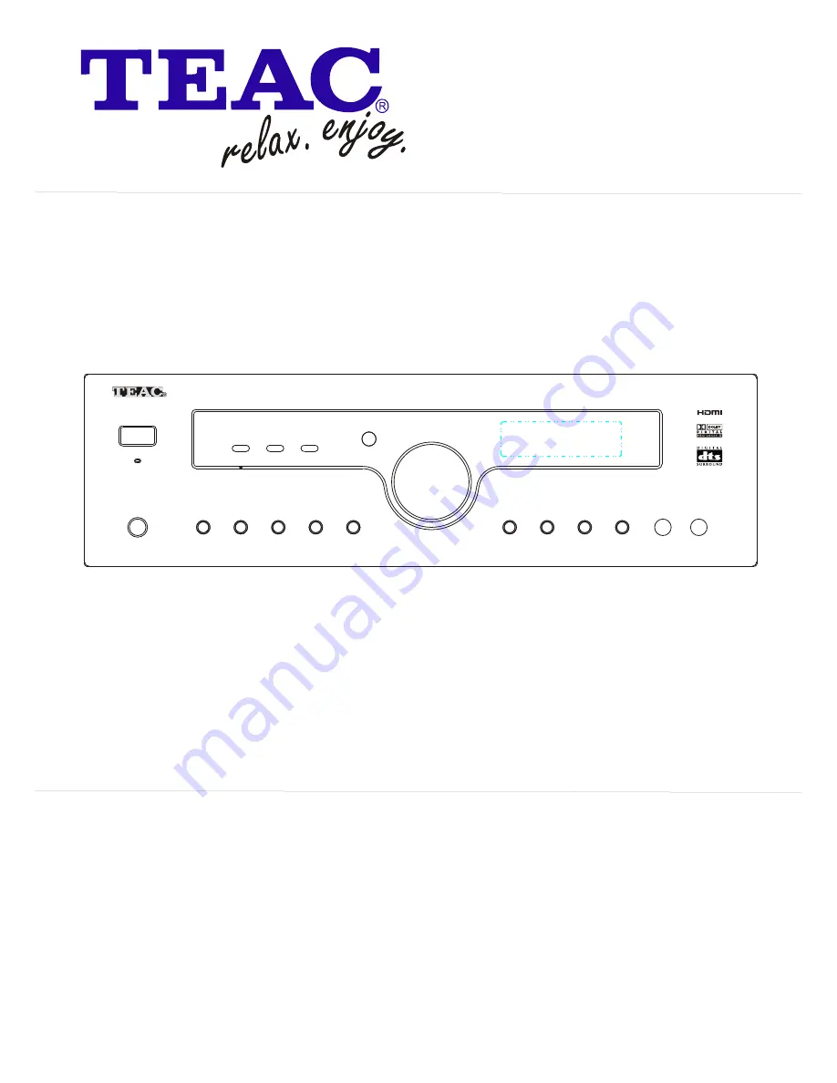 Teac AG20D User Manual Download Page 1