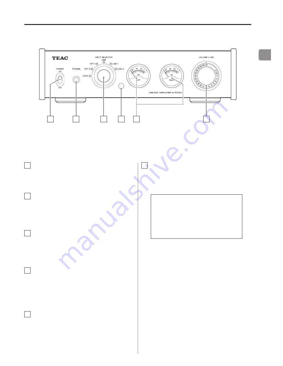 Teac AI-501DA Owner'S Manual Download Page 11