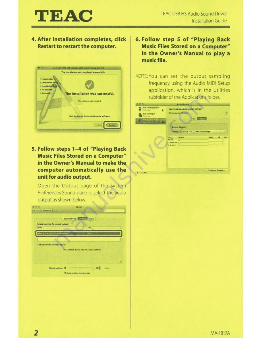 Teac AI-501DA Owner'S Manual Download Page 26