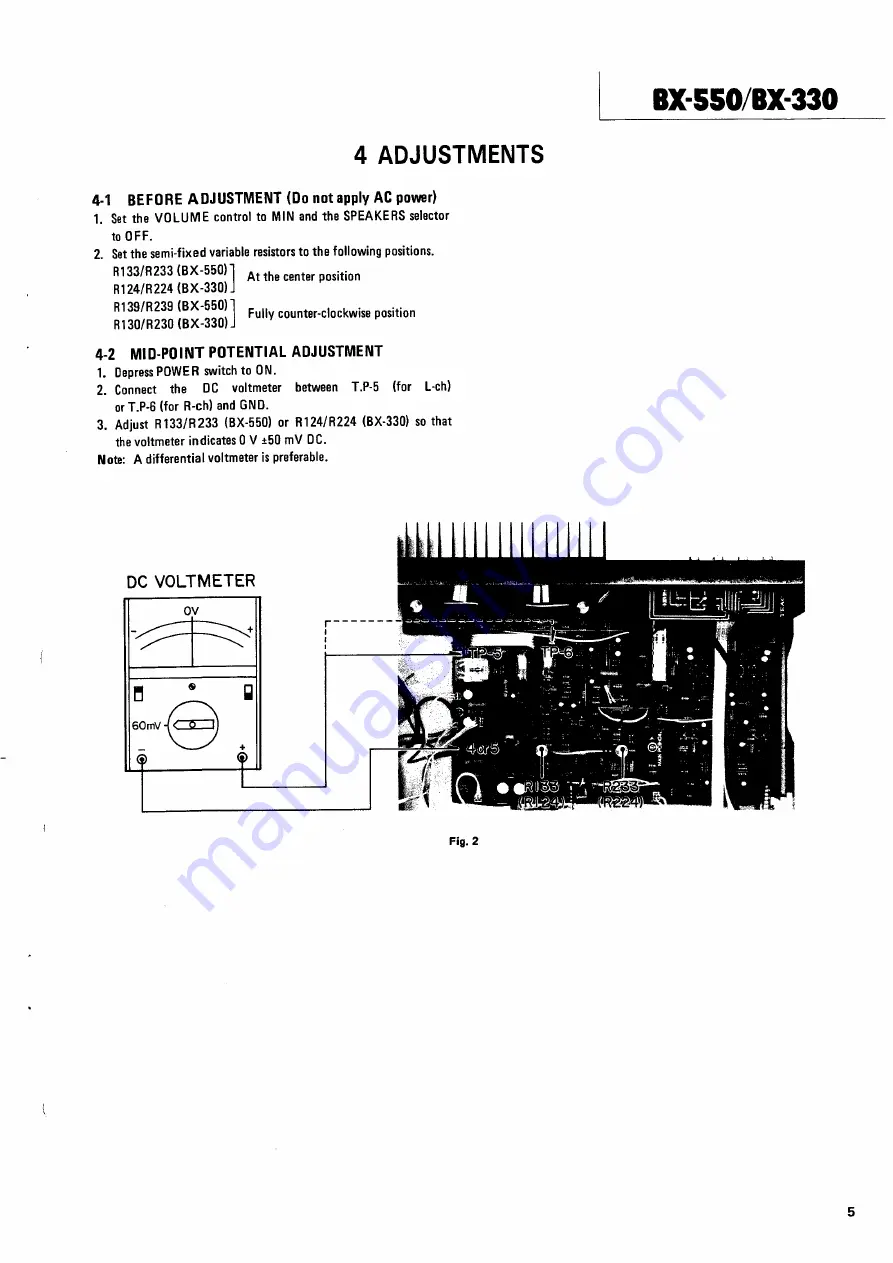 Teac BX-330 Service Manual Download Page 5