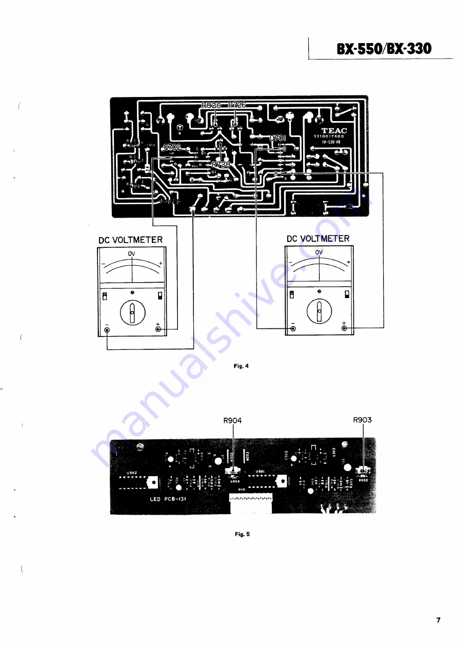 Teac BX-330 Service Manual Download Page 7