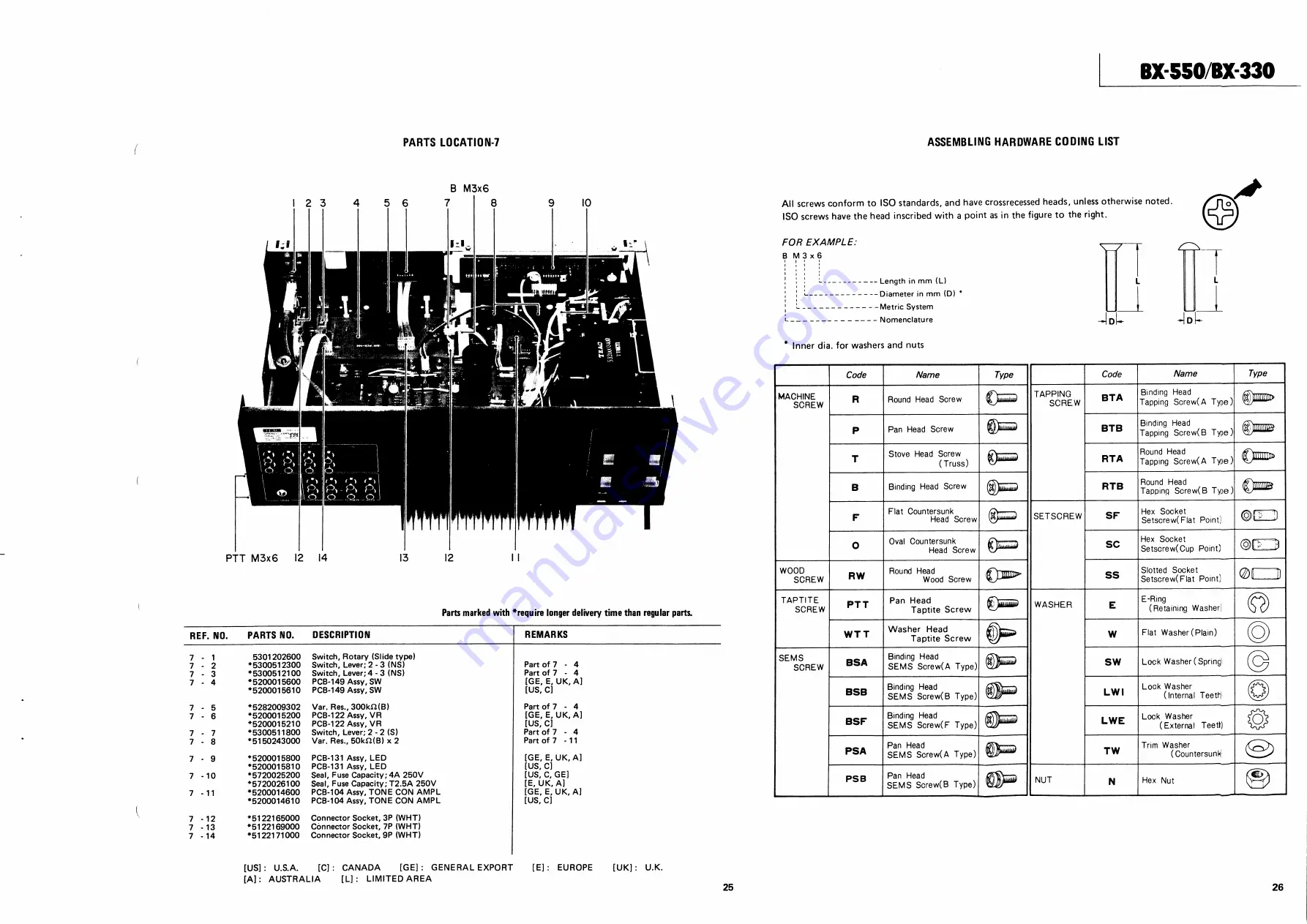 Teac BX-330 Service Manual Download Page 25