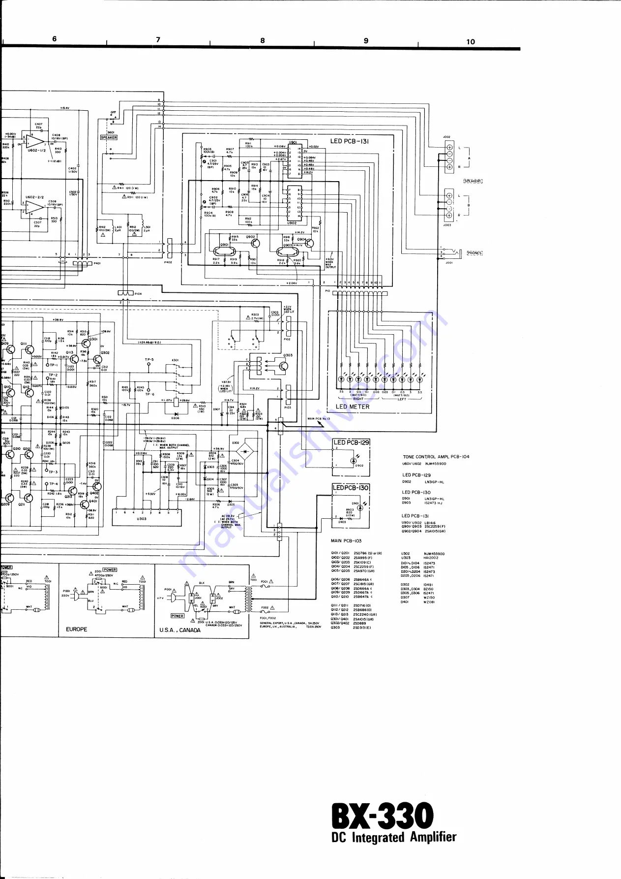 Teac BX-330 Service Manual Download Page 42