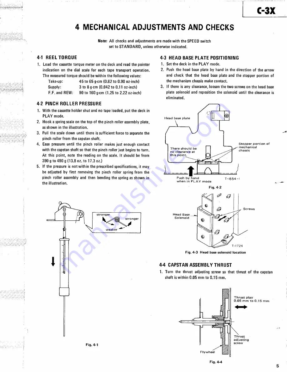 Teac C-3X Service Manual Download Page 5