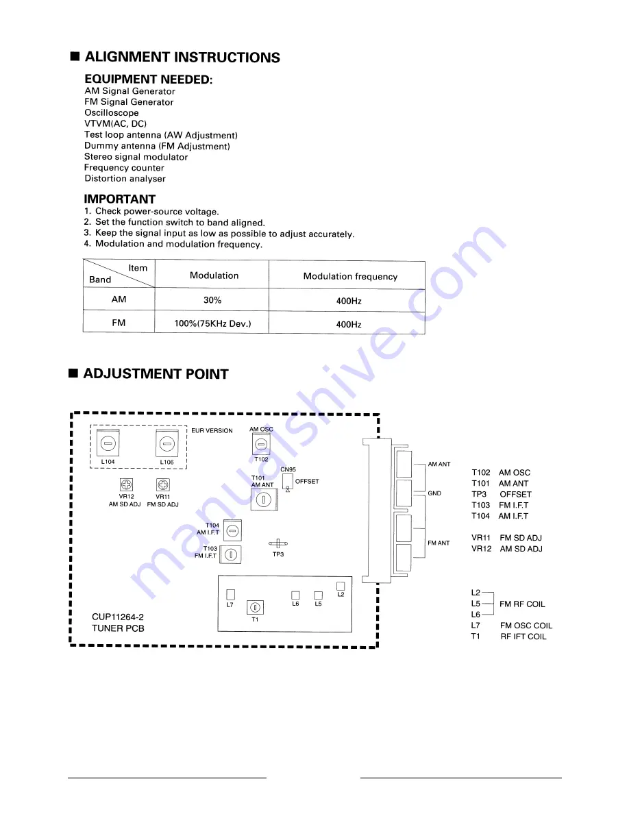 Teac CR-H80 Service Manual Download Page 6