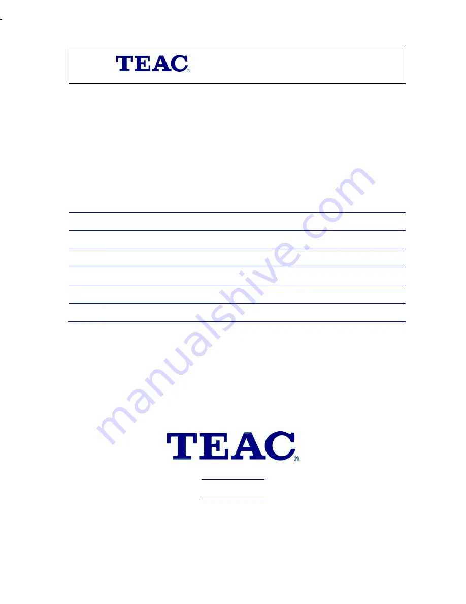 Teac CT-W32ID Owner'S Manual Download Page 3