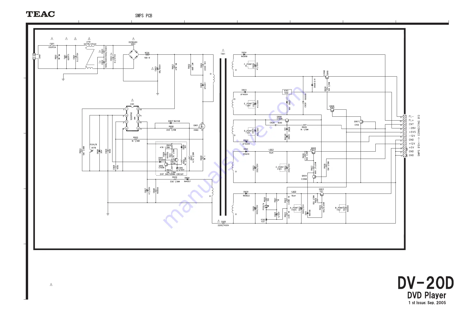 Teac DV-20D Скачать руководство пользователя страница 14