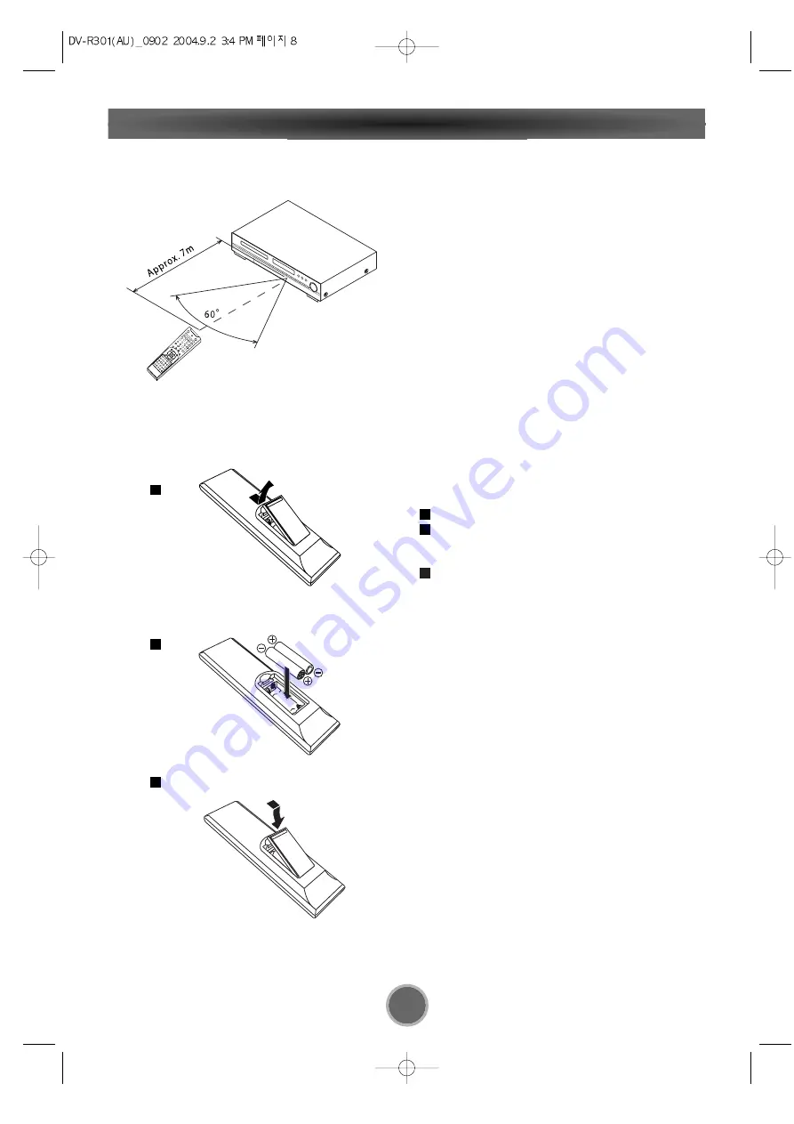 Teac DV-R301 User Manual Download Page 8