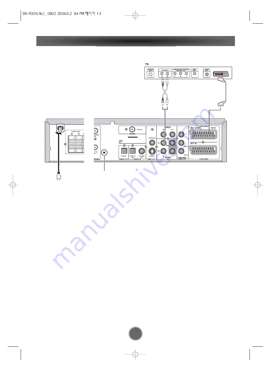 Teac DV-R301 User Manual Download Page 13