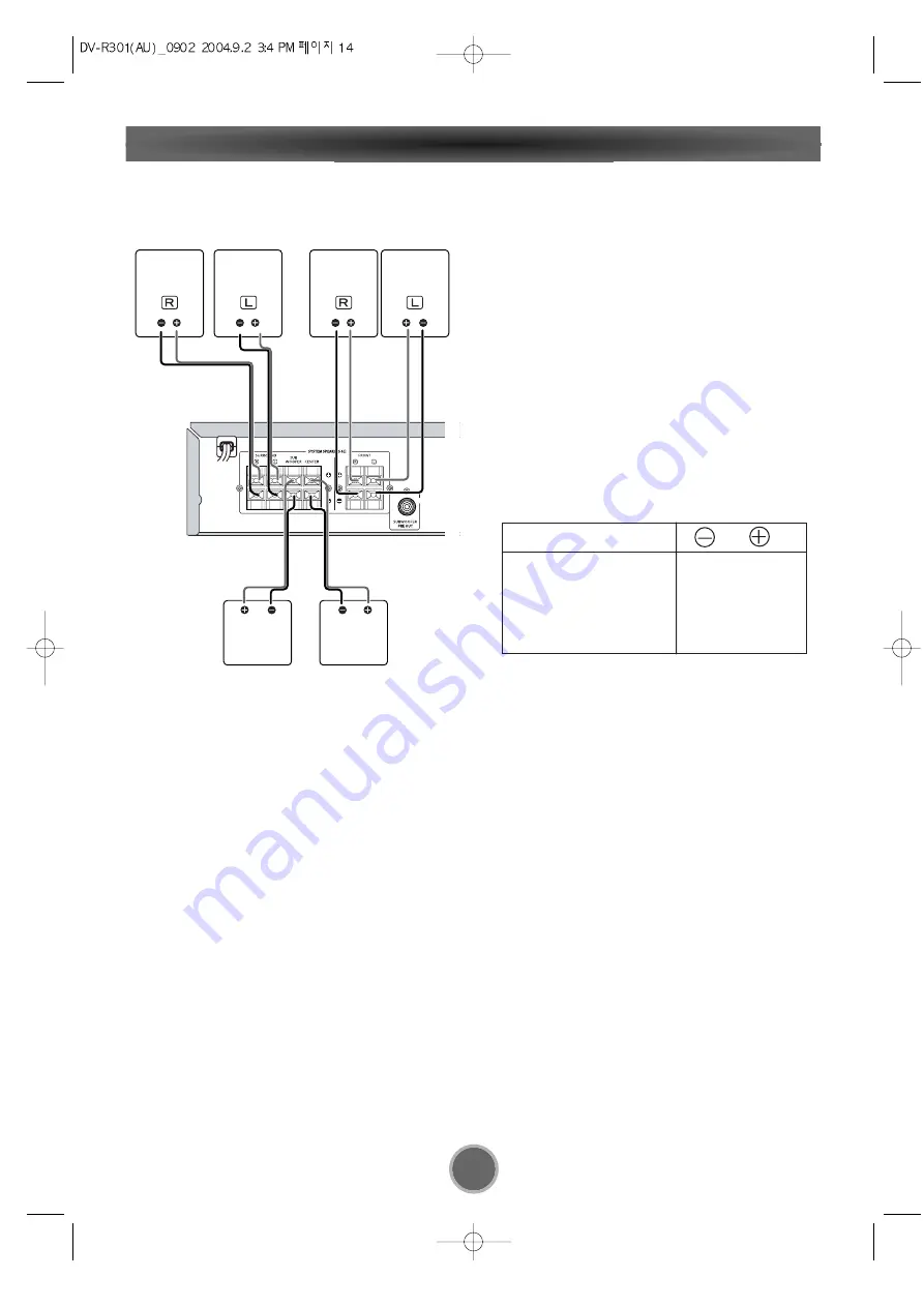 Teac DV-R301 Скачать руководство пользователя страница 14