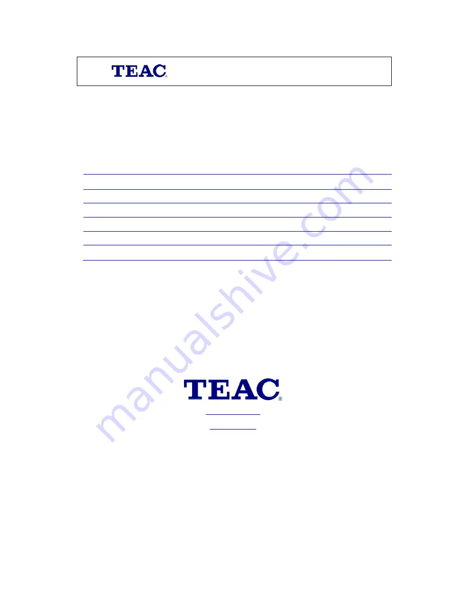 Teac DV5188 User Manual Download Page 4