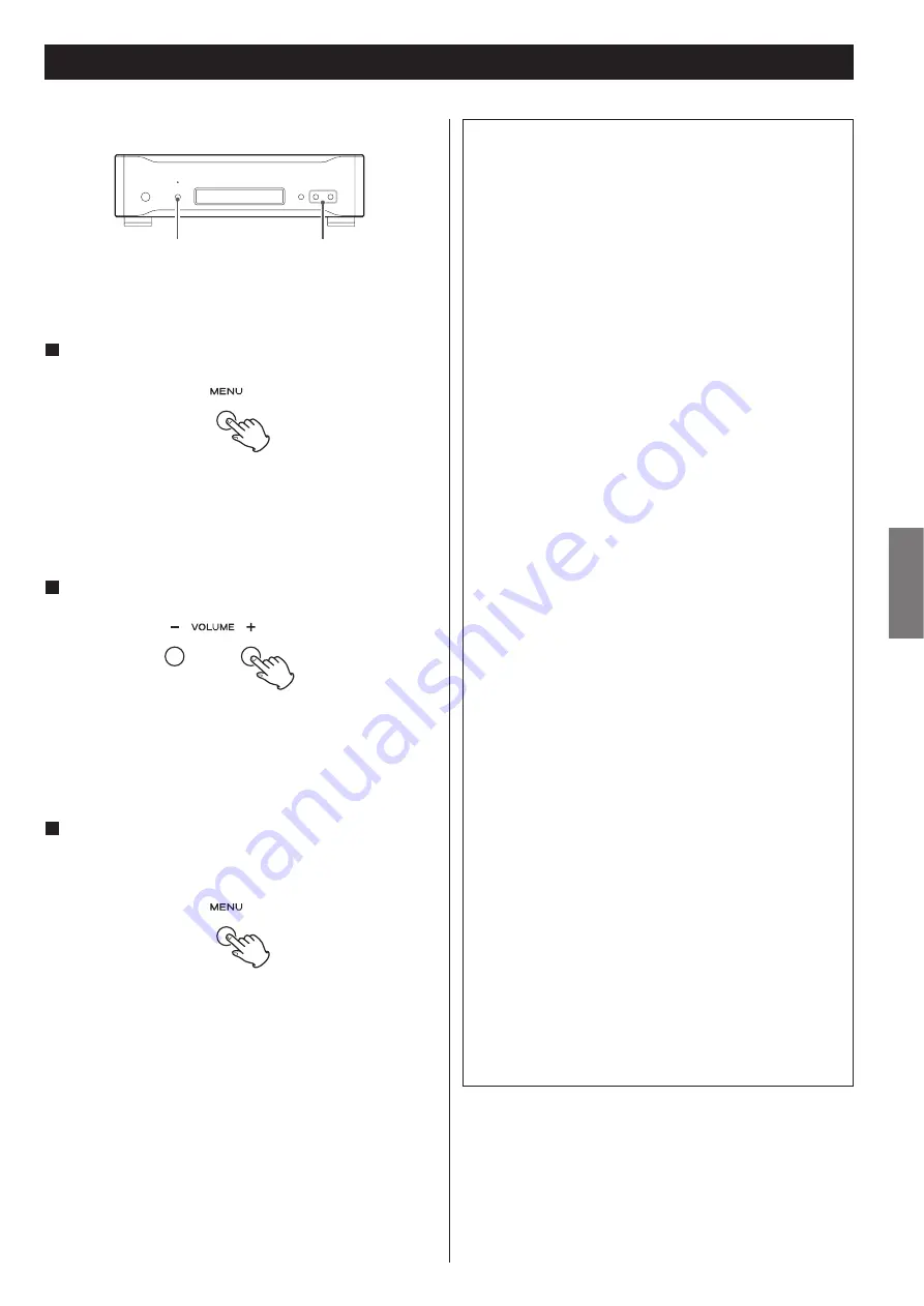 Teac Esoteric D-05 Owner'S Manual Download Page 23