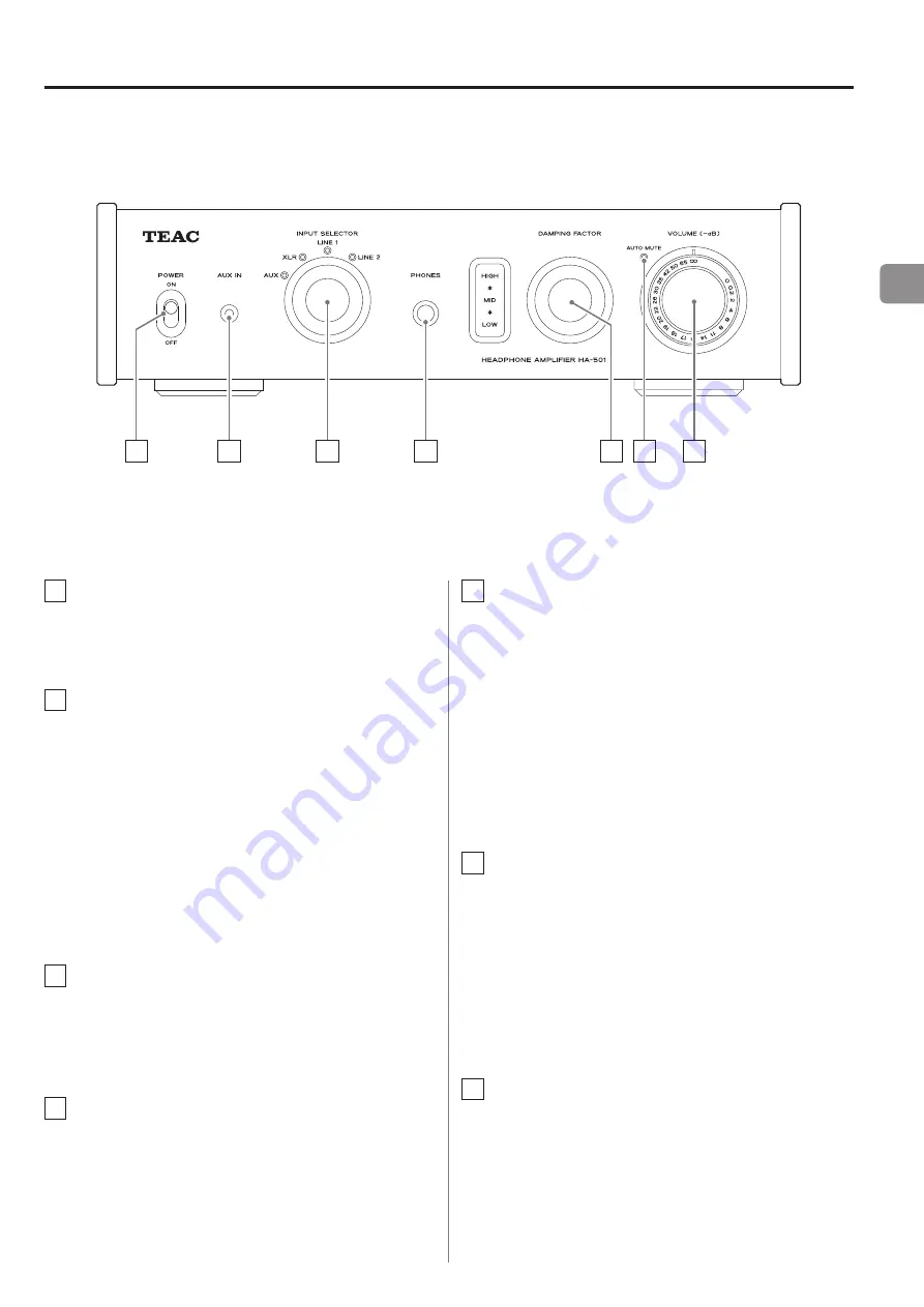 Teac HA-501 Скачать руководство пользователя страница 17