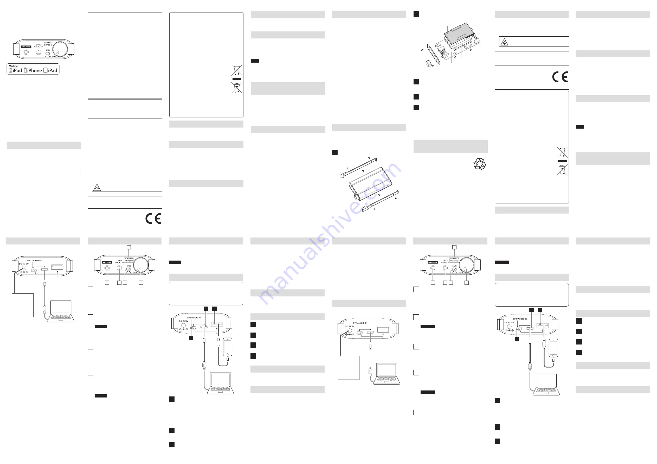 Teac HA-P50 Owner'S Manual Download Page 1