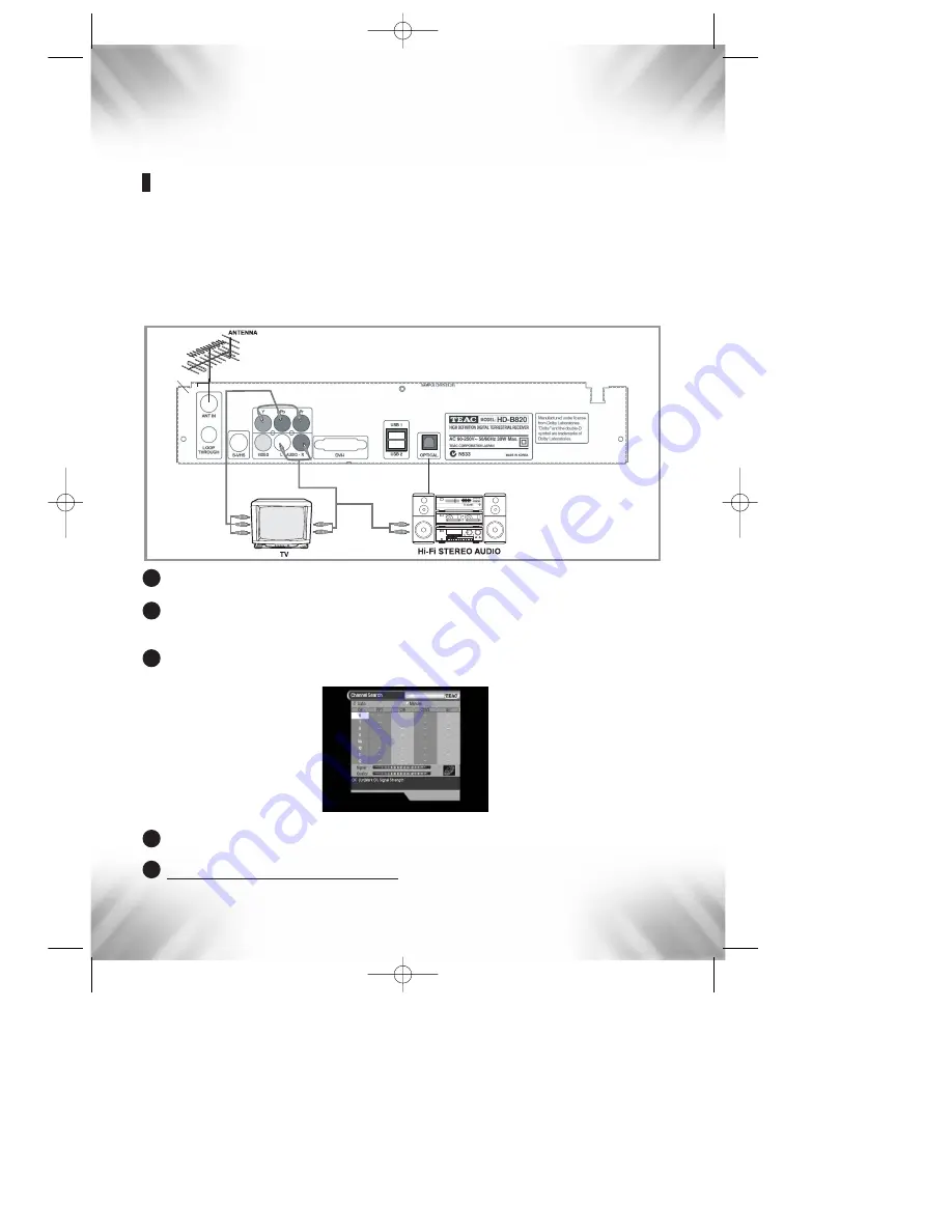 Teac HD-B820 Owner'S Manual Download Page 3