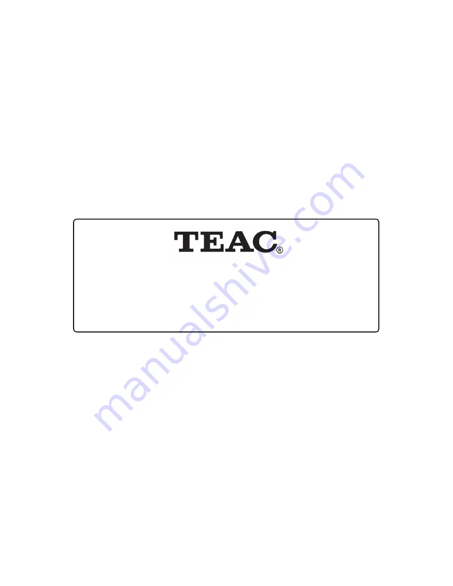 Teac LCD2681FHDR User Manual Download Page 40