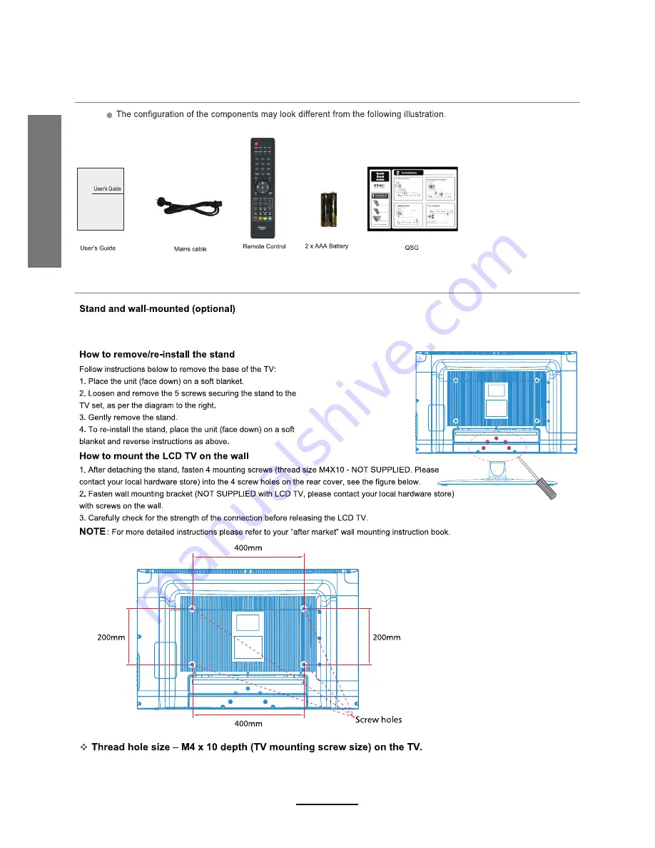 Teac LCD3282FHD User Manual Download Page 11