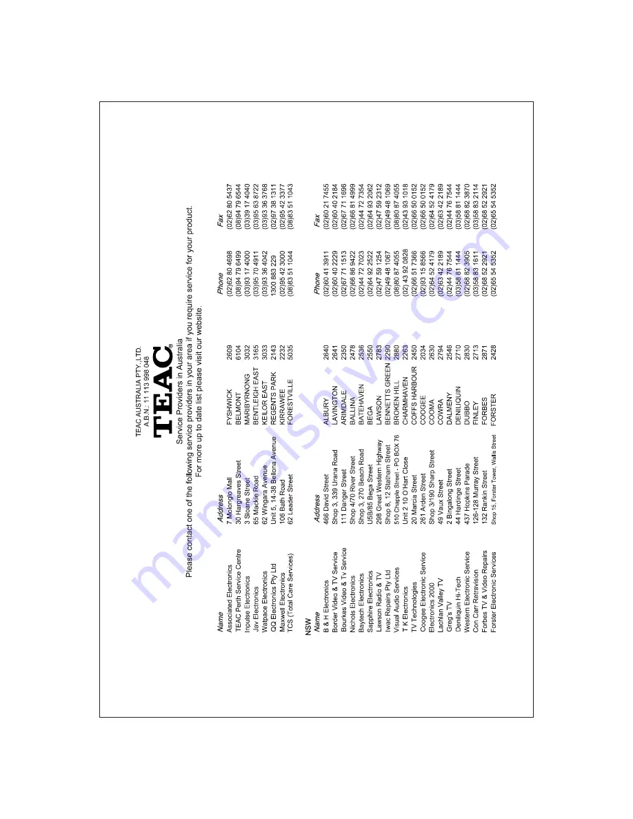 Teac LCDV3253HD User Manual Download Page 46