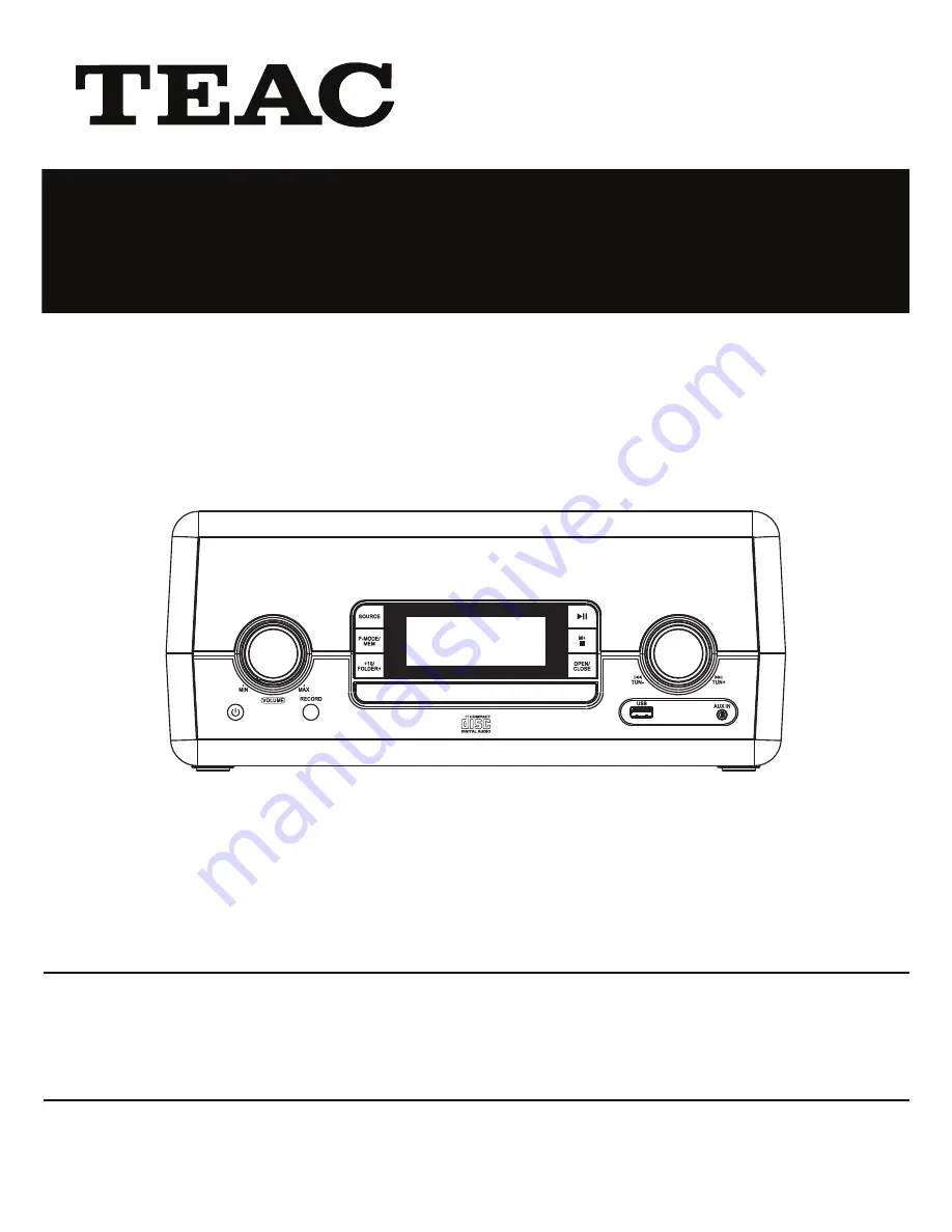 Teac LPU192CD User Manual Download Page 1