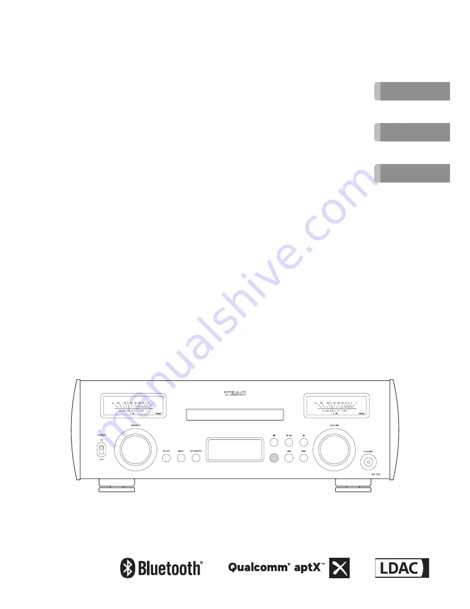 Teac NR-7CD Скачать руководство пользователя страница 1