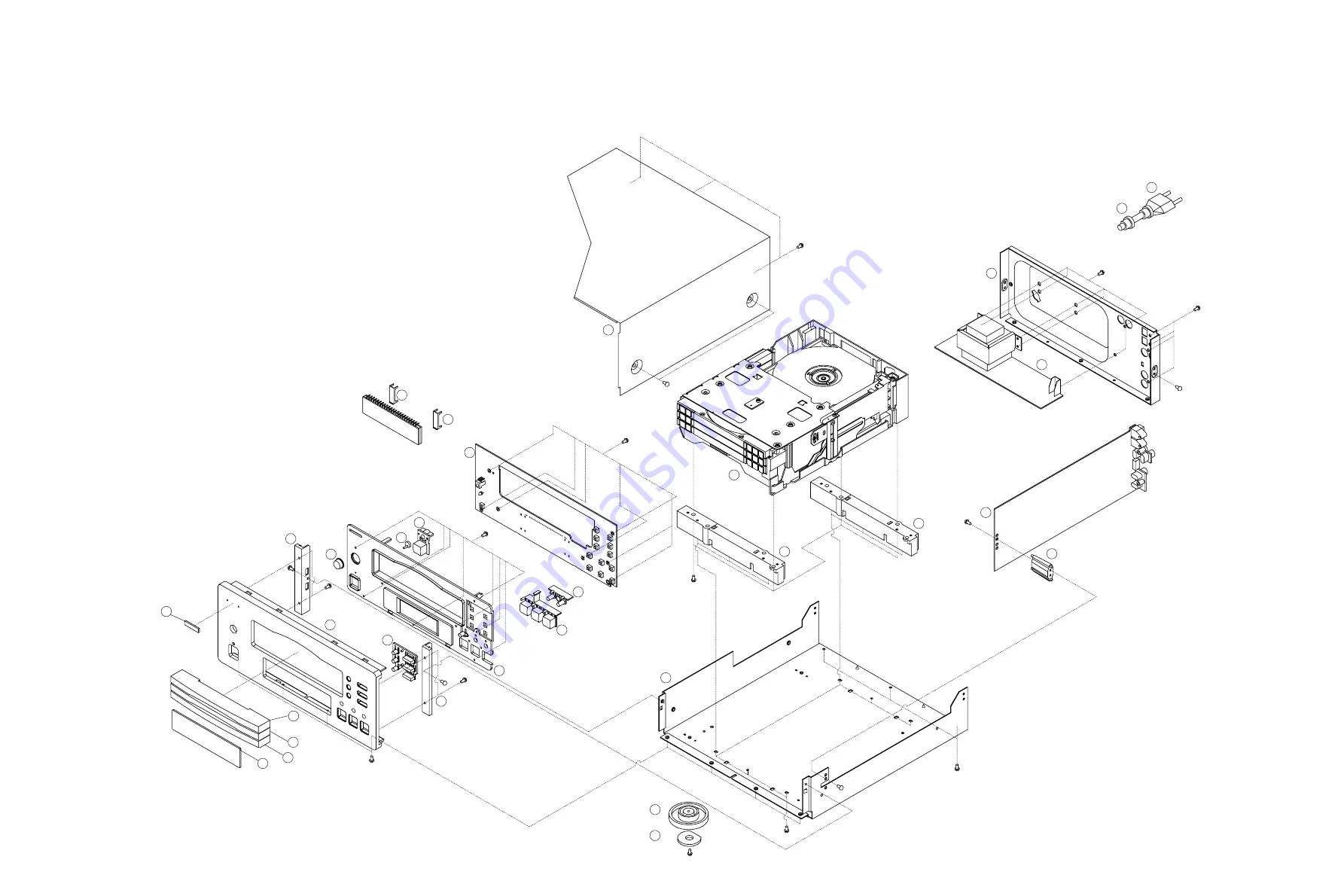 Teac PD-H503 Service Manual Download Page 3