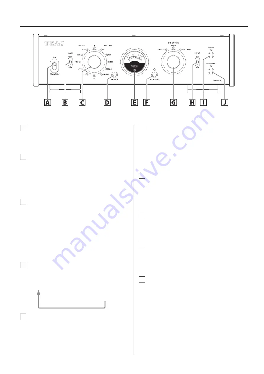 Teac PE-505 Owner'S Manual Download Page 38