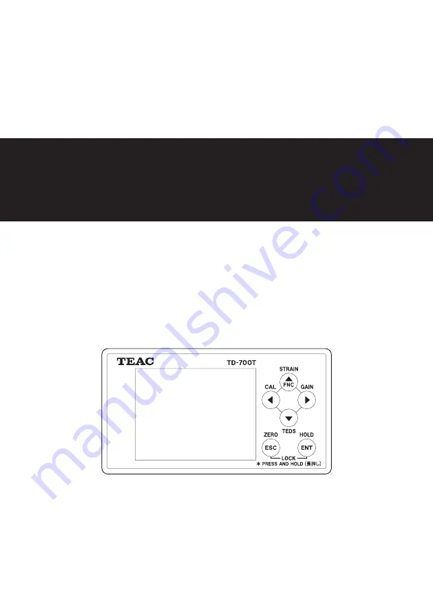 Teac TD-700T Скачать руководство пользователя страница 1