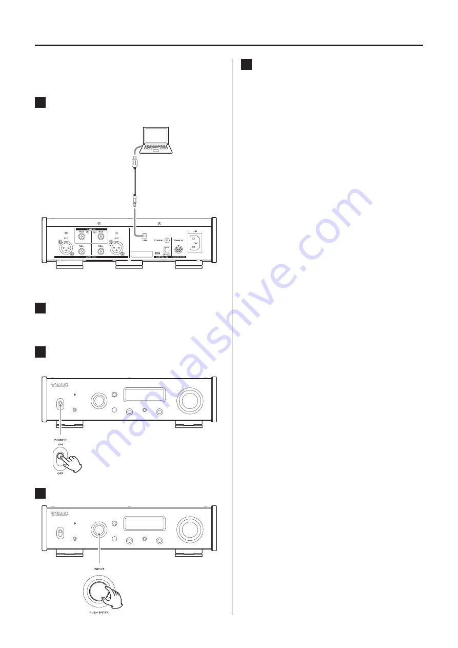 Teac UD-505-X Owner'S Manual Download Page 58