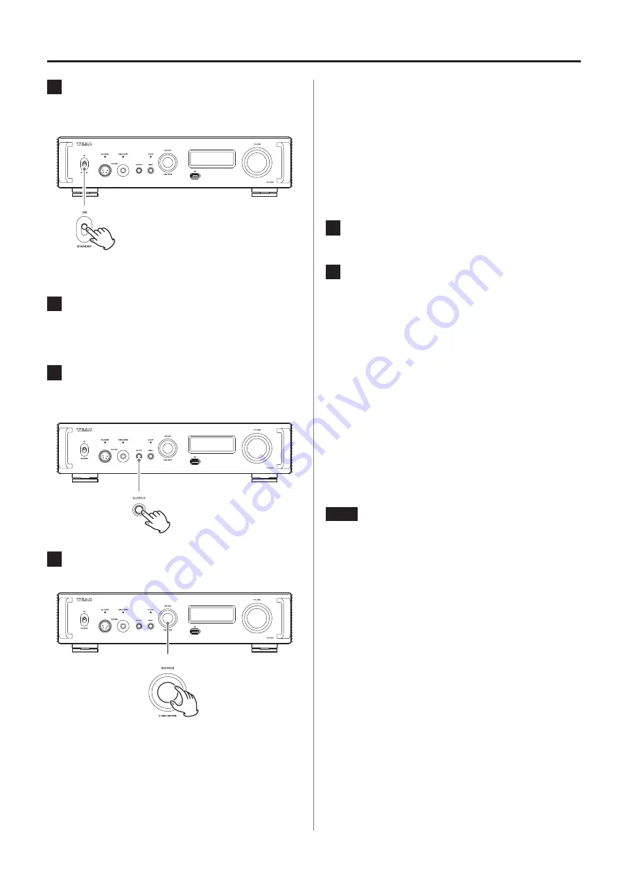 Teac UD-701N Owner'S Manual Download Page 48