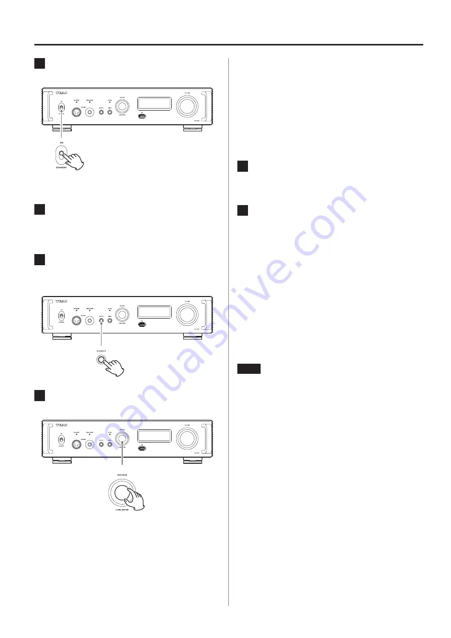 Teac UD-701N Owner'S Manual Download Page 78