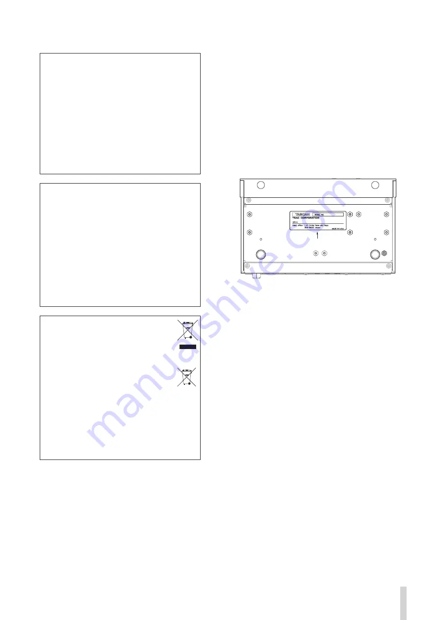 Teac UR-Stream Owner'S Manual Download Page 3