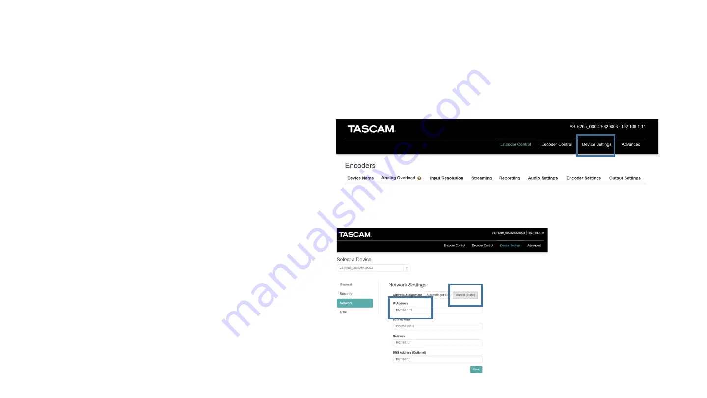 Teac VS-R265 Manual Download Page 15