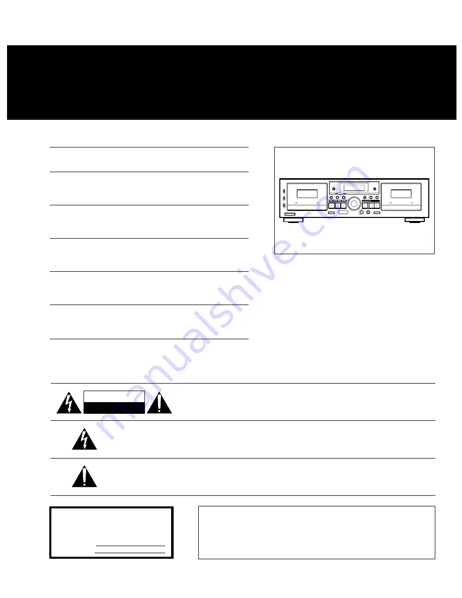 Teac W-790R Owner'S Manual Download Page 1