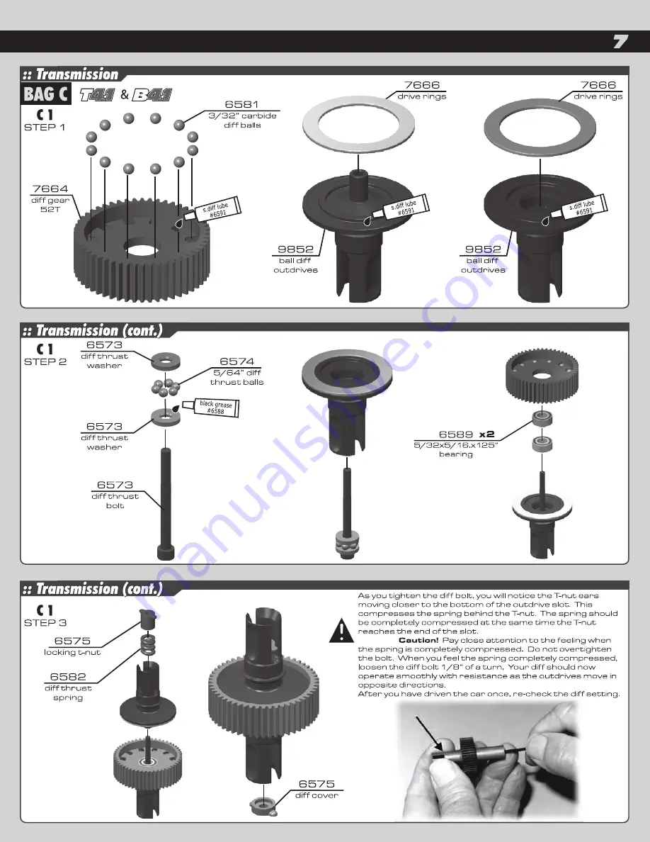 Team Assocciated RC104T4.1 Manual Download Page 7