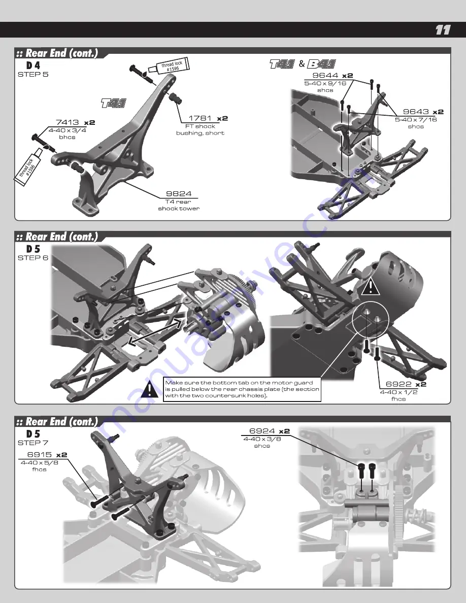 Team Assocciated RC104T4.1 Manual Download Page 11