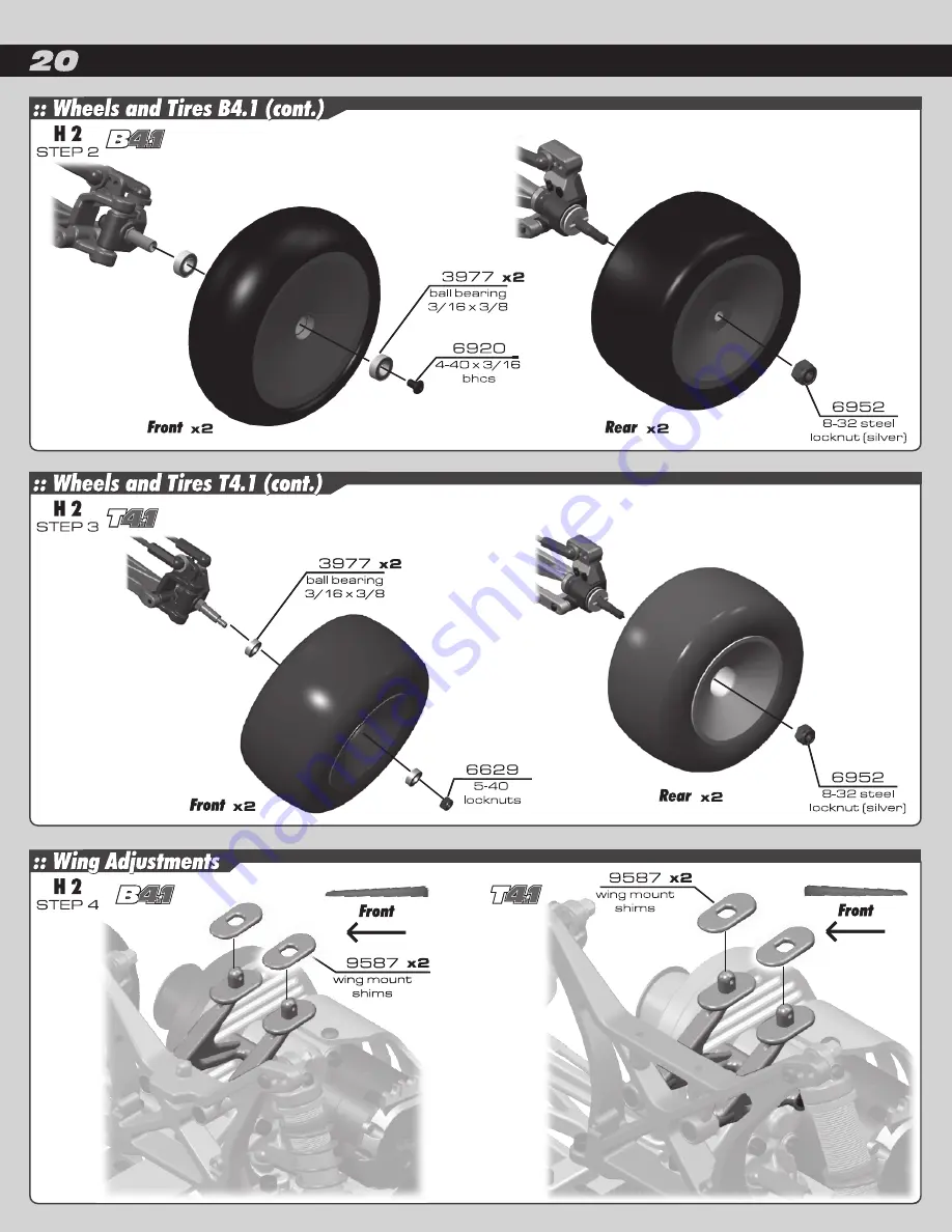 Team Assocciated RC104T4.1 Manual Download Page 20